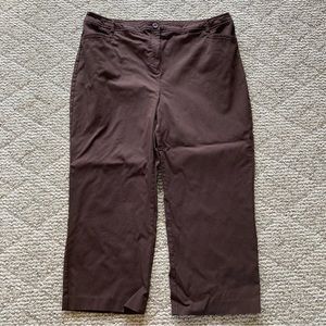 Style & Co. Chocolate Brown Capri Pants